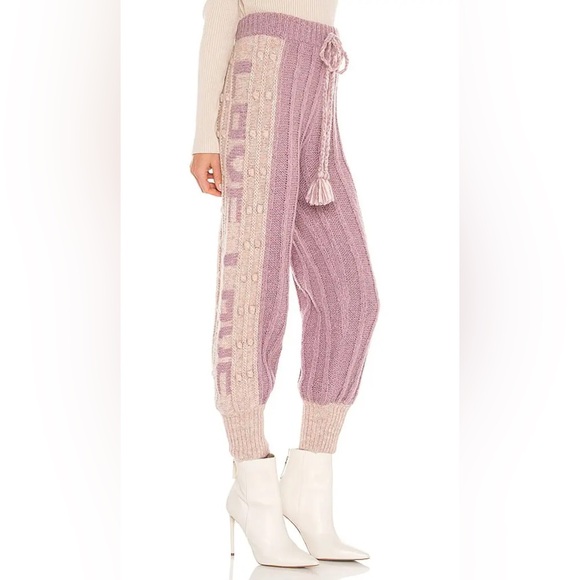 LOVESHACKFANCY Landana Jogger - Muscat Grape - Picture 5 of 5